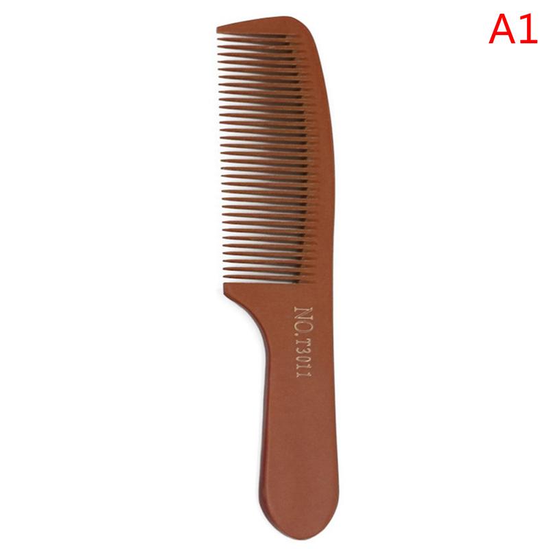 1 szt. Grzebienie drewniane Salon antystatyczny anty plątanina drewniany grzebień rozdzielający szczotka do włosów pielęgnacja włosów narzędzie do stylizacji akcesoria fryzjerskie