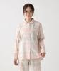 Afternoon Tea Living Set JP11 Check Double Gauze Pajama Pink Pajama/Loungewear Set,