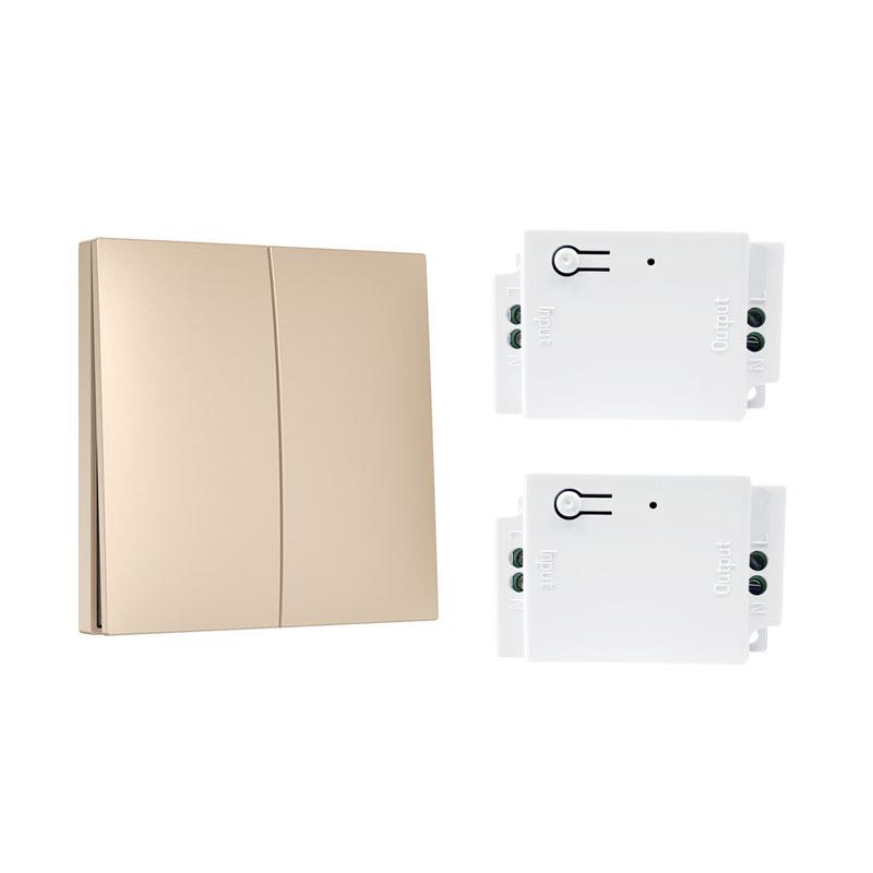 Self-Powered Wireless Switch: Stick-On Multi-Control Remote for 86-Type Panels, No Wiring Needed