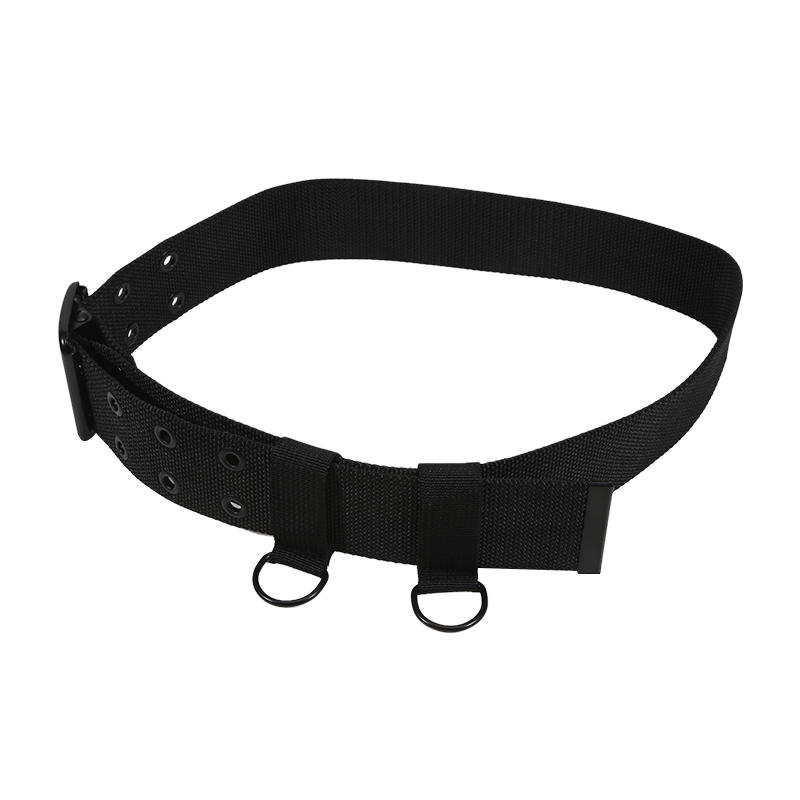 

Double Prong Outdoor Belt Men Women Web Belt Adjustable Canvas Sports Waist Strap with Heavy Duty Buckle 110cm чёрный