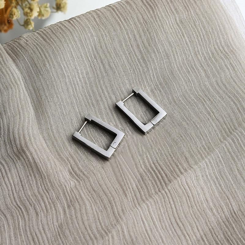 Square Geometric Earrings For Women Rectangular Gold Color Metal Earrings 2023 New Trendy Jewelry Gifts Wholesale