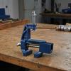 Compact Mini Bench Vise Cast Iron Tabletop Rotatable Small Work Clamp