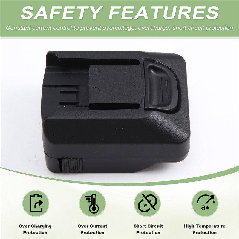 Fresh Black Power Tool Battery Adapter Converter For Metabo To Fein 18V Cordless Tools, Upgraded Version