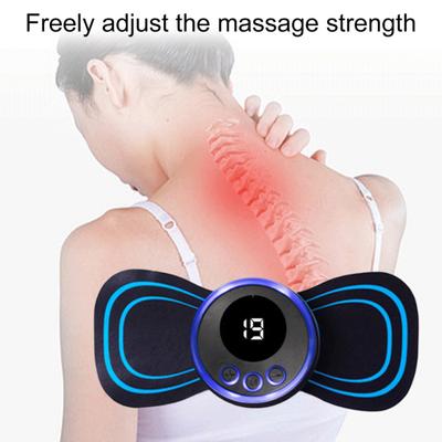 10 Pçs/set Pulso Elétrico Pescoço Massagem Patch Aliviar Dor No Pescoço Nas Costas 8 Modos 19 Níveis de Intensidade Dor Calmante Patch de Massagem Cervical