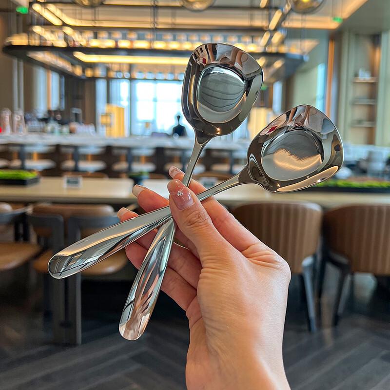 Wutuo Stainless Steel Long Handle Square Head Spoon