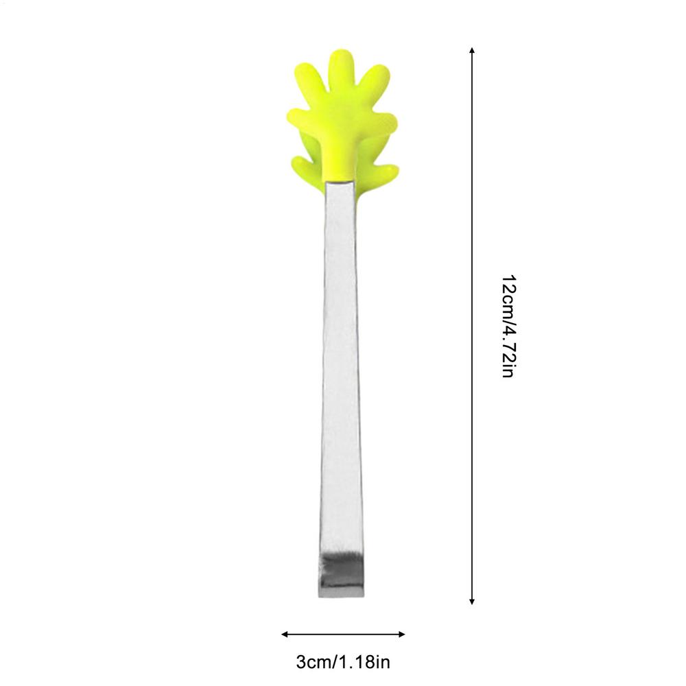 Palm Grip Stainless Steel Food Tongs Non-Stick & Precision Tips for Cooking Serving & Plating, Kitchen, BBQ & Coffee Bar