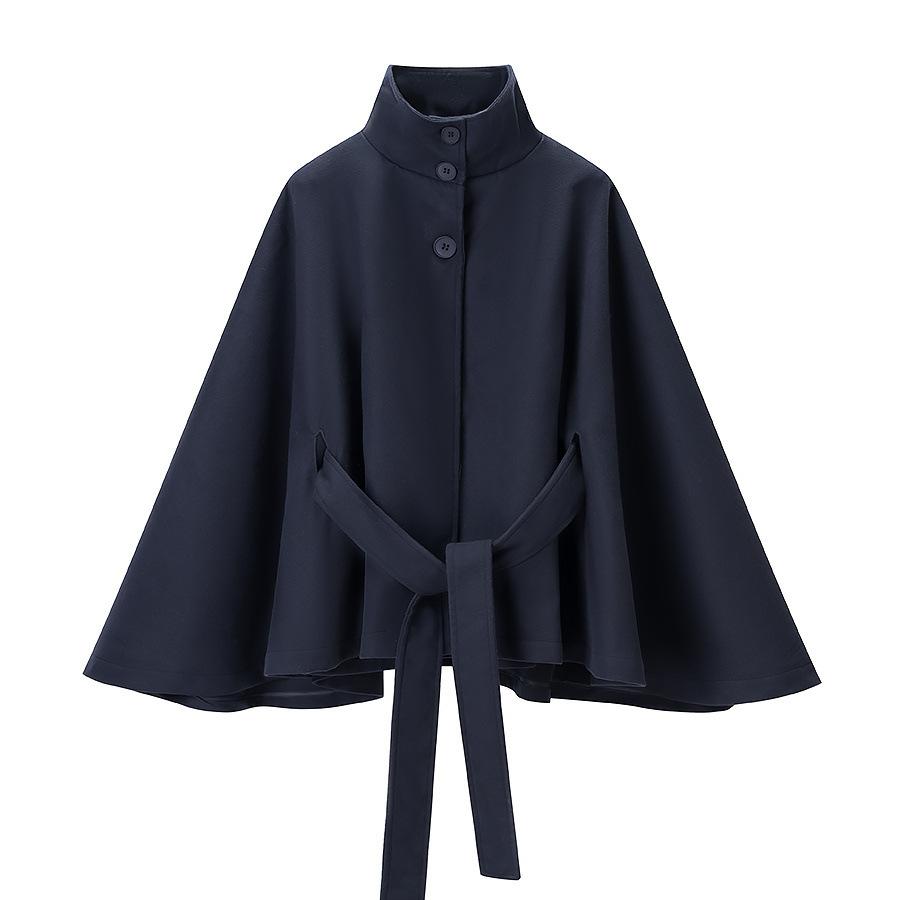 Beautiful Style, Wholesale Women's Clothing, Fashionable and Versatile Temperament, Trendy and Simple Style, Three-grain Button Woolen Coat