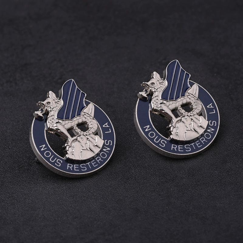 United States Third Mechanized Infantry Identification Medal DUI Medal Beret Hat Badge Shoulder Badge Team Medal