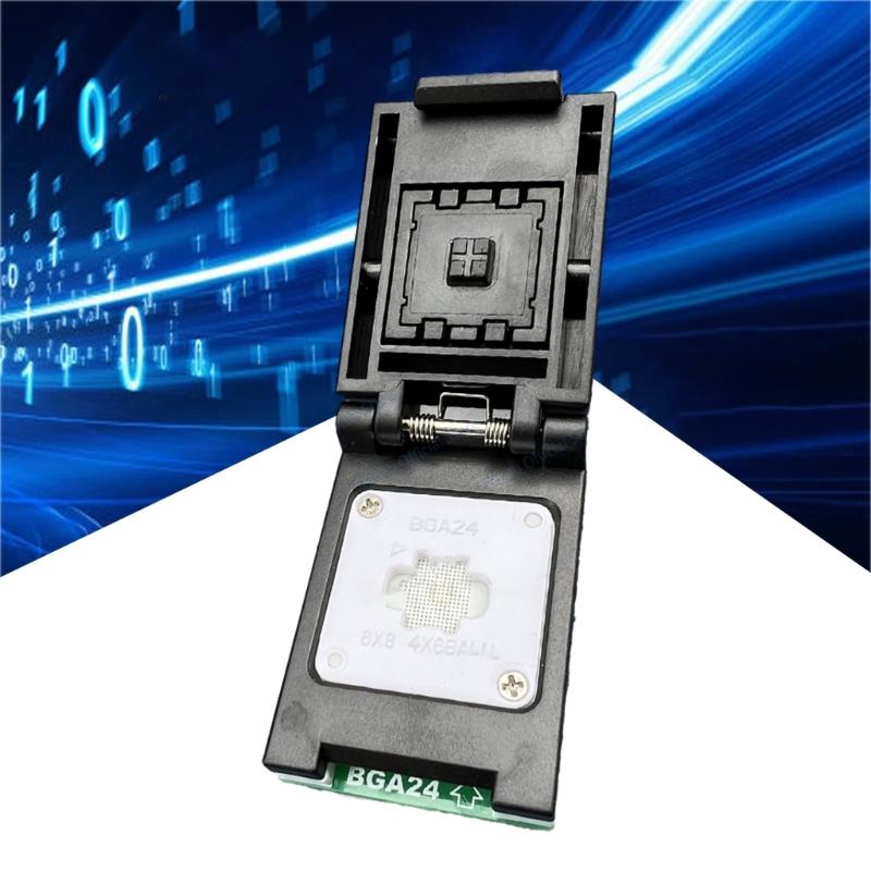 BGA24 to DIP8 Adapter 6X8mm 2-in-1 Set-top Box Test Programming Socket