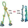 Extra Large Dog Tug of War Rope Toy for Aggressive Chewers Medium Large Breed Giant Chew Rope Puppy Teething Toys Indestructible Tug Rope Durable