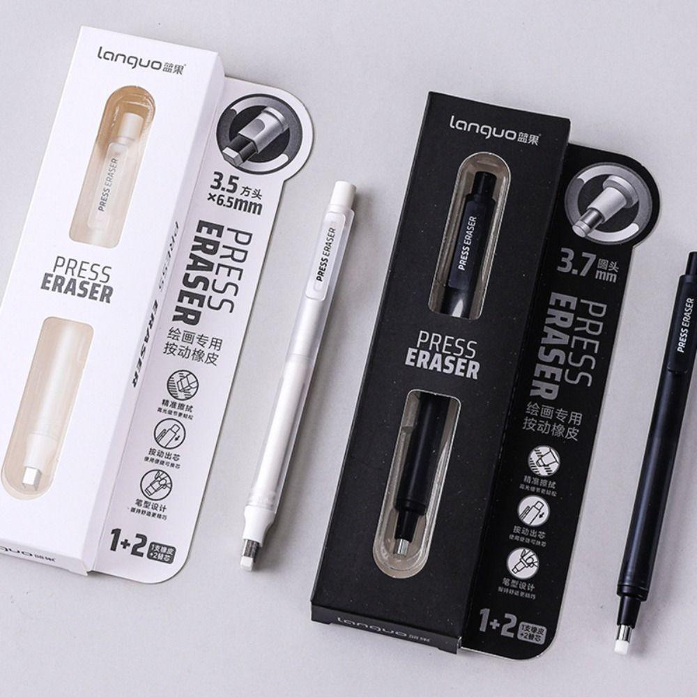 Refillable Eraser Pen Press Mechanism Correction Rubber Sketch Drawing Eraser  Pencil Correction
