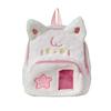 Schoolbag New Cute Plush Puppy Backpack Lolita Soft Girl Pain Bag Schoolbag Cartoon Student Backpack Manufacturer Wholesale