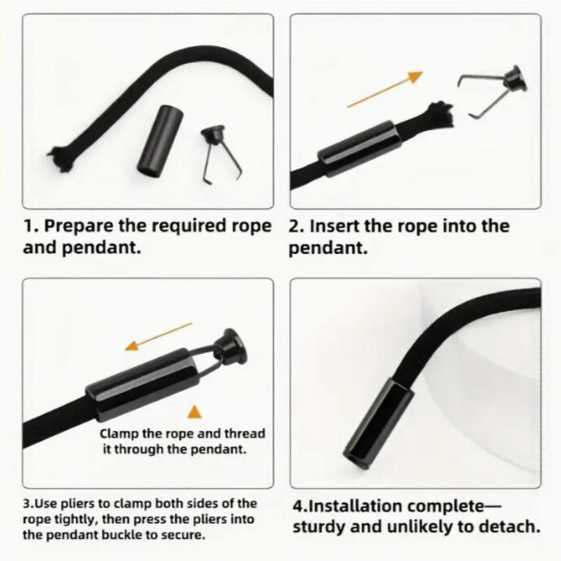 20PCS Practical Shoe Lace Ends Tip Hat Drawstring Fixing Buckle Mutli-Purpose Shoelace Replacement Heads for Shoes, Jackets