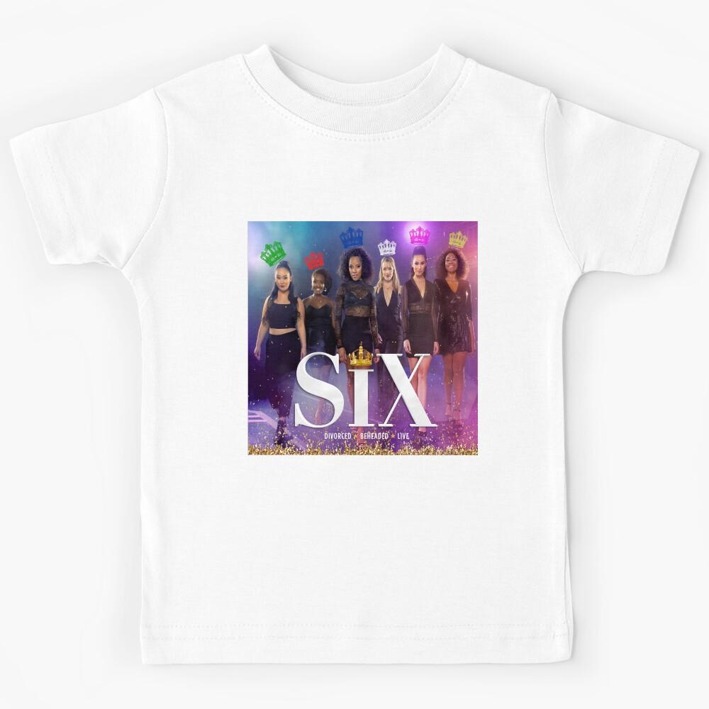 Six Broadway cast Kids T-Shirt 150