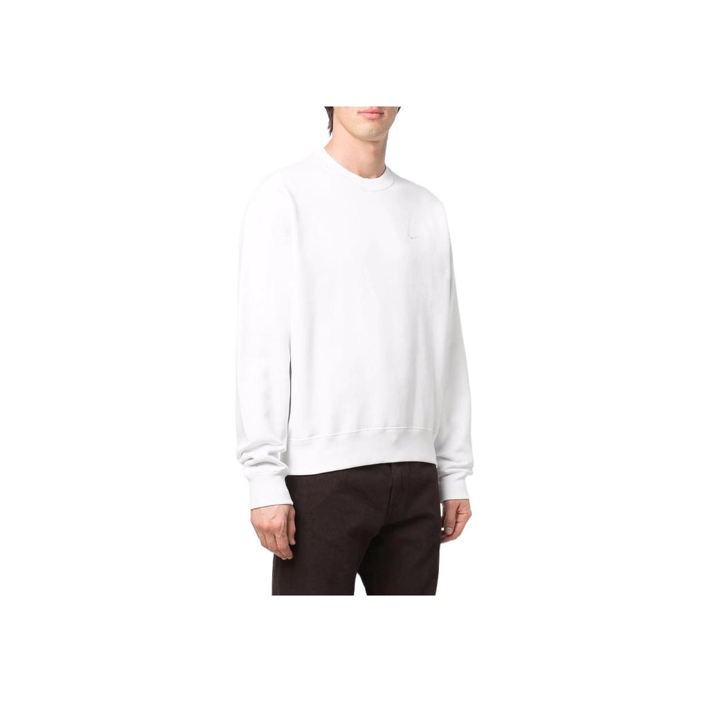 Nike Embroidered Logo Solid Color Hoodie Men hoodies White CV0554-121