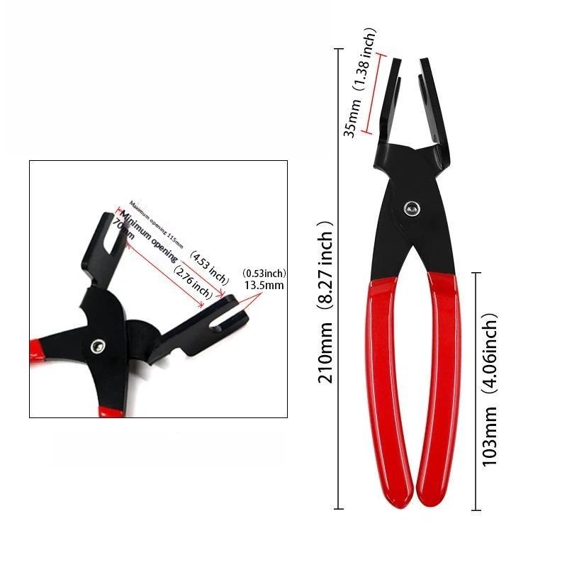 1Pc Quick Disconnect Fuel Air Conditioning Plier Rust Proof Durable Tool for Garage Car Repair Mechanics Daily Use