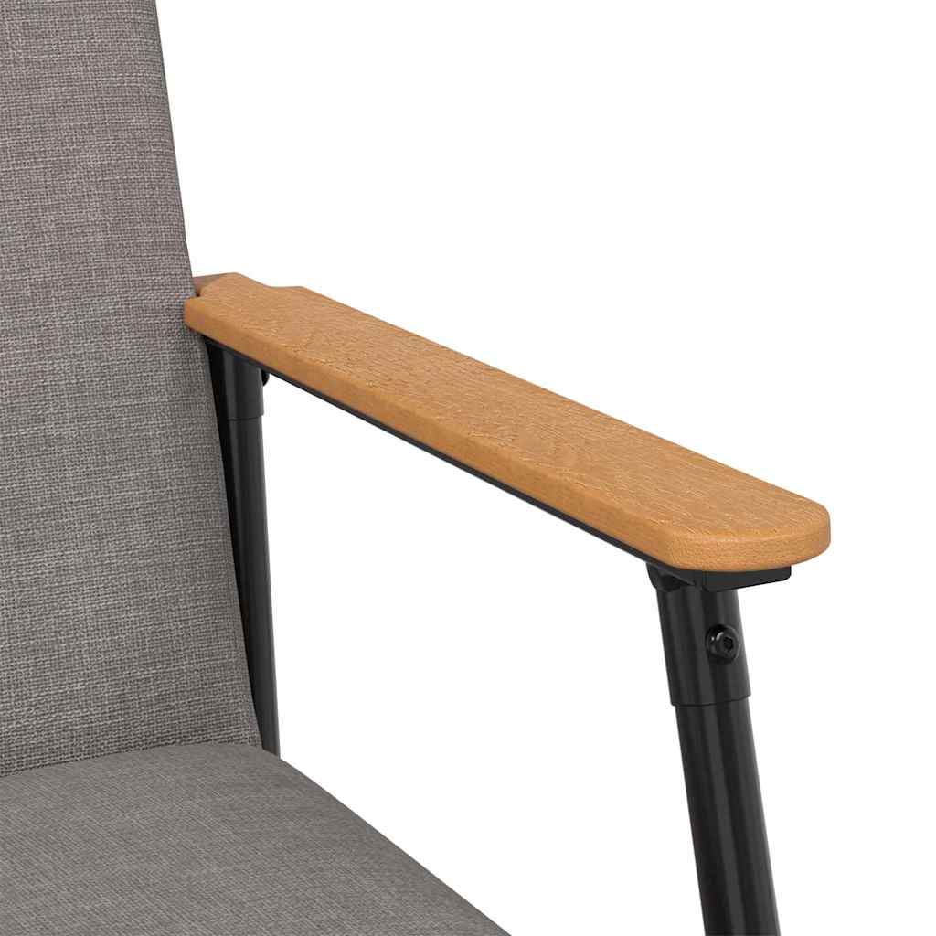 Armchair Taupe Fabric
