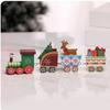 Cartoon Christmas Wooden Train Deer/Lollipop Xmas Gifts Train  Holiday Party