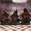Halloween Decor Exquisite Resin Craft Desktop Figurine DIY Scene Layout Festival Adornment Home Decoration Tabletop Ornaments