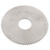 Circular Saw Blade High Speed Steel 72 Tooth Milling Insert Cutting Disc 80 X 1.5mm