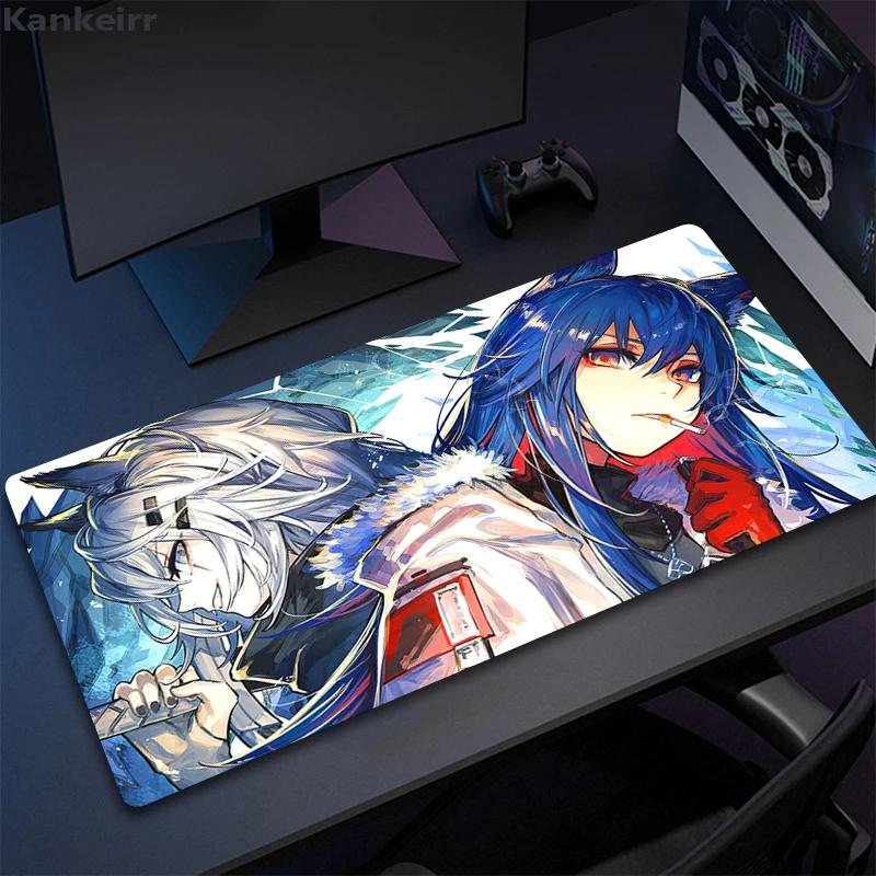 XXL Large Arknights Gabinete Mouse Pad HD Custom Gamer Home Mousepad Lockrand Desk Mats Soft Natural Rubber Computer Table Mat