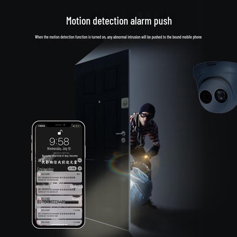 Hikvision 2MP PoE IR Night Vision Fixed Dome Camera