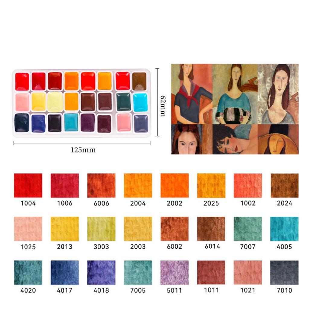 

Artist watercolor paint 24/96/216 colors art set professional drawing pigment art supplies Nail art