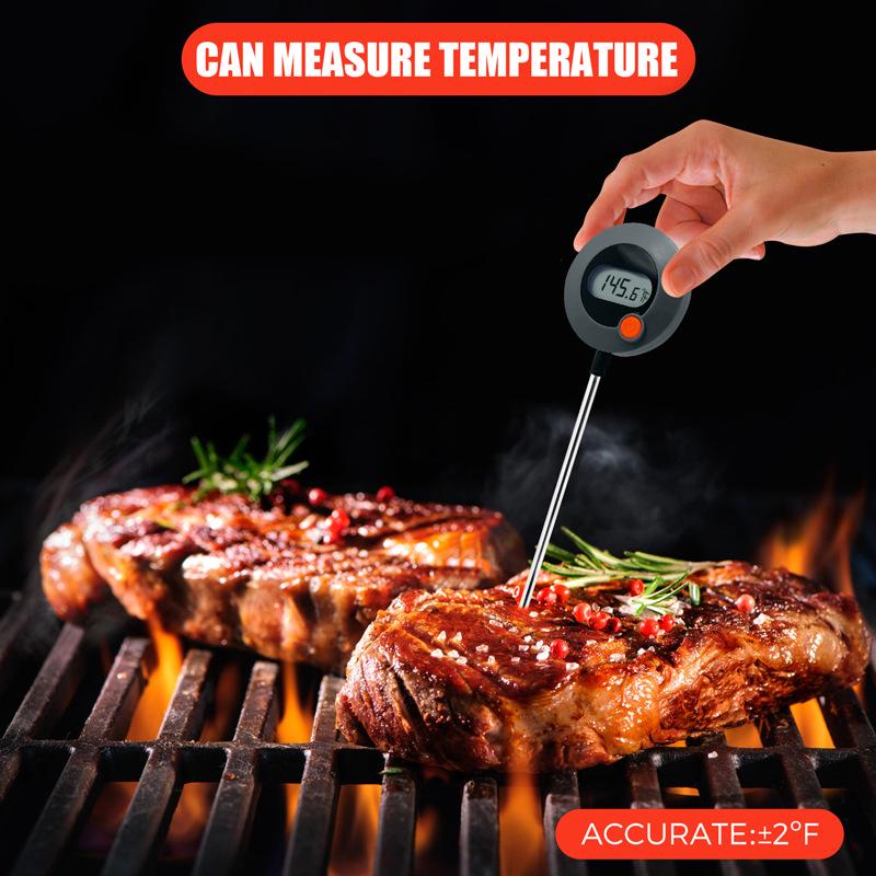 Digital Folding Barbecue and Kitchen Thermometer for Food and Water.