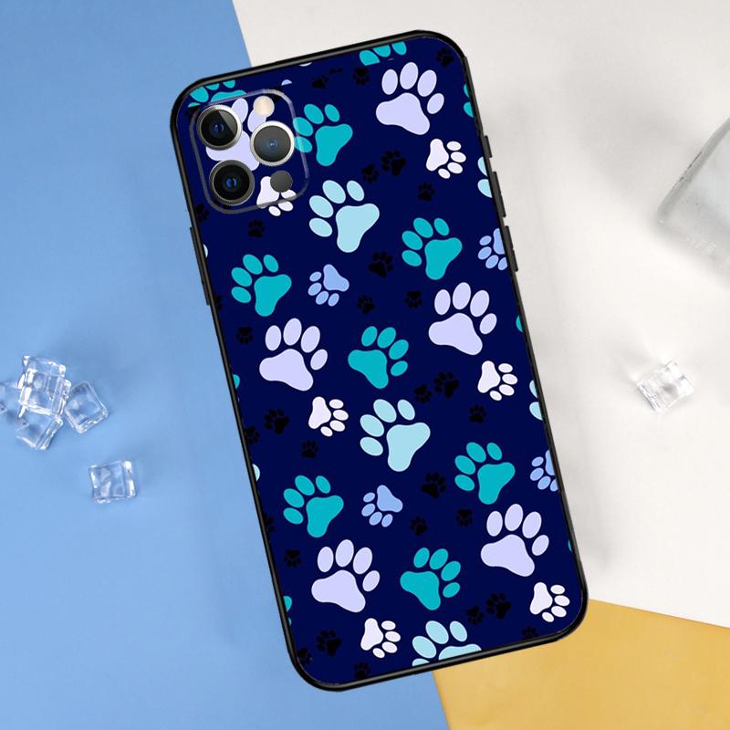 Dog Paw Phone Case For iPhone 15 Pro 16 Pro 11 13 14 Pro Max 12 Mini XR 16 15 Plus 16e Cover Shell