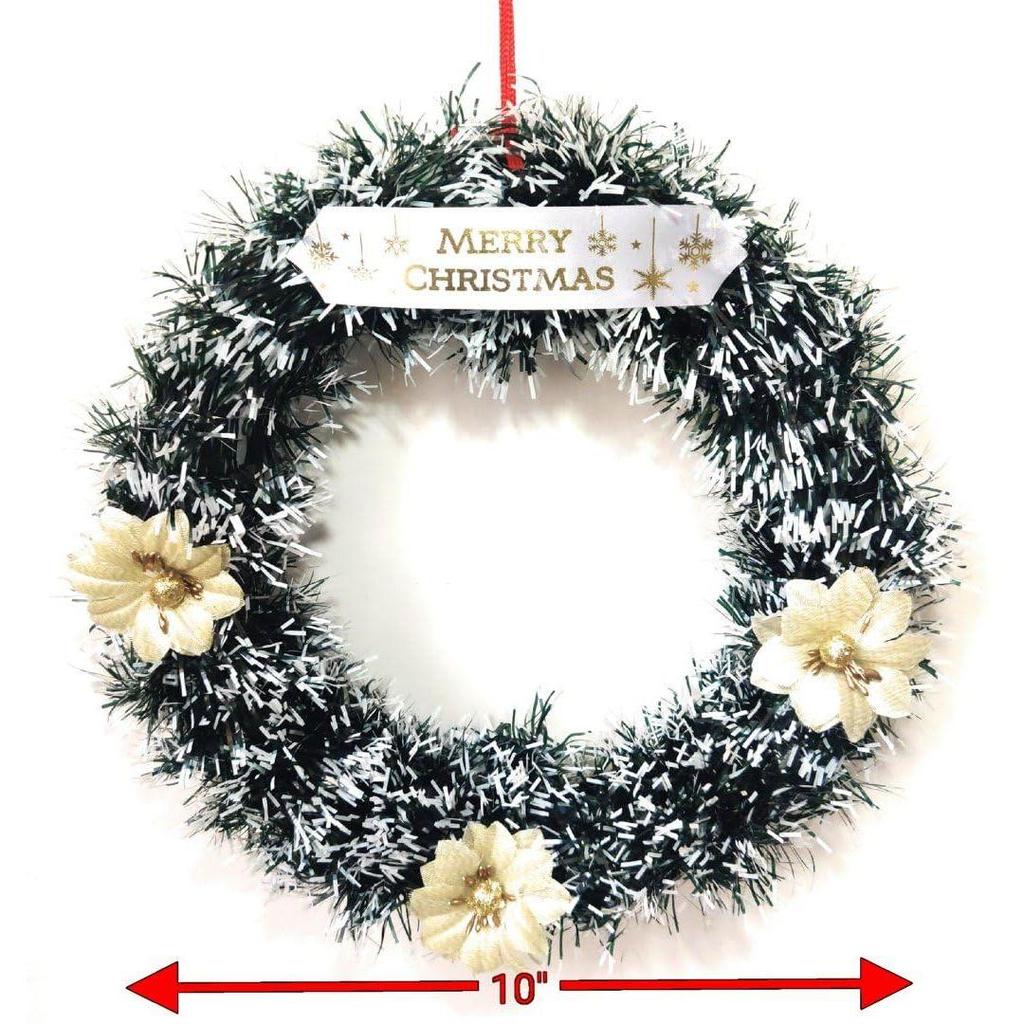 Designad julkrans för ytterdörr/vägghängning/dekoration för julfest/juldekorationer för hemmet/presenter/krans