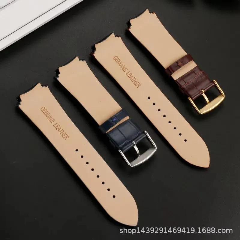 Genuine Leather Watchband For GUESS Watch U0247G3 W1058G2 W0040G3 W0040G7 W0281G Series Strap Bracelet Watch Accessories 22mm