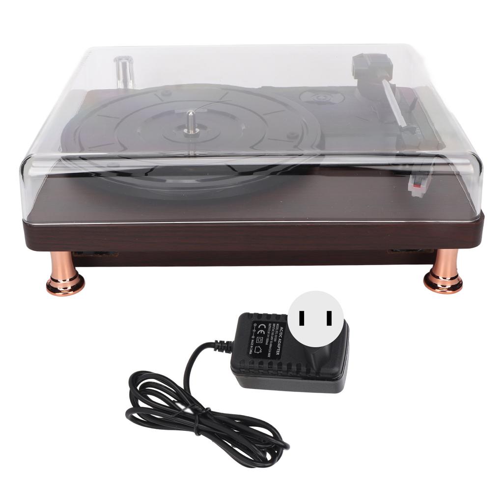 Vinyl Record Player HiFi 3 Speeds Built In 2 Speakers Bluetooth Turntable Players for Entertainment
