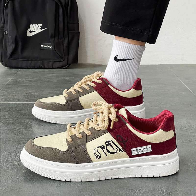 Summer men's shoes 2025 new breathable trend versatile niche design casual board shoes men's trendy shoes