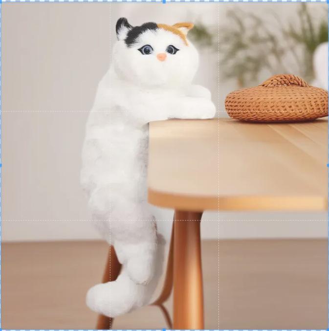 Realistic Hanging Cat Ornament for Home Decoration