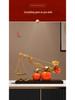 Luxury Ruyi Chinese Persimmon Ornament - Premium Living Room & Entryway Decoration, Perfect for Housewarming & Annual Gift Celebrations.