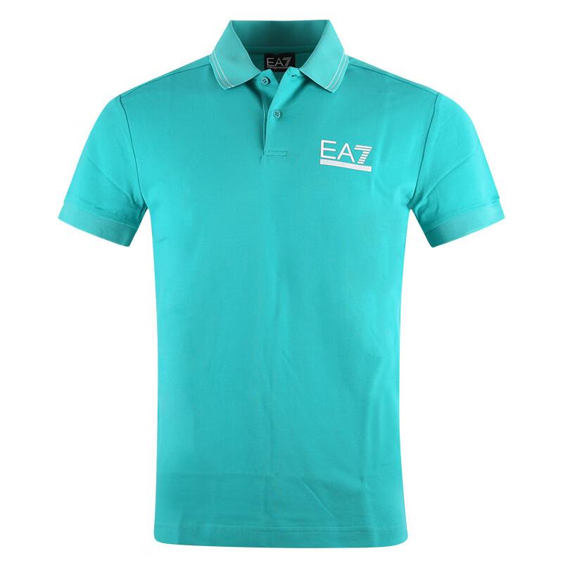 

Emporio Armani EA7 Рубашка-поло с коротким рукавом и принтом логотипа-буквы Мужская polo shirts Зеленый 3DPF25-PJ04Z-1815 S