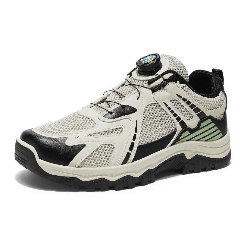 Hiking shoes summer men's shoes new breathable hollow mesh shoes men's non-slip wear-resistant sports shoes casual men