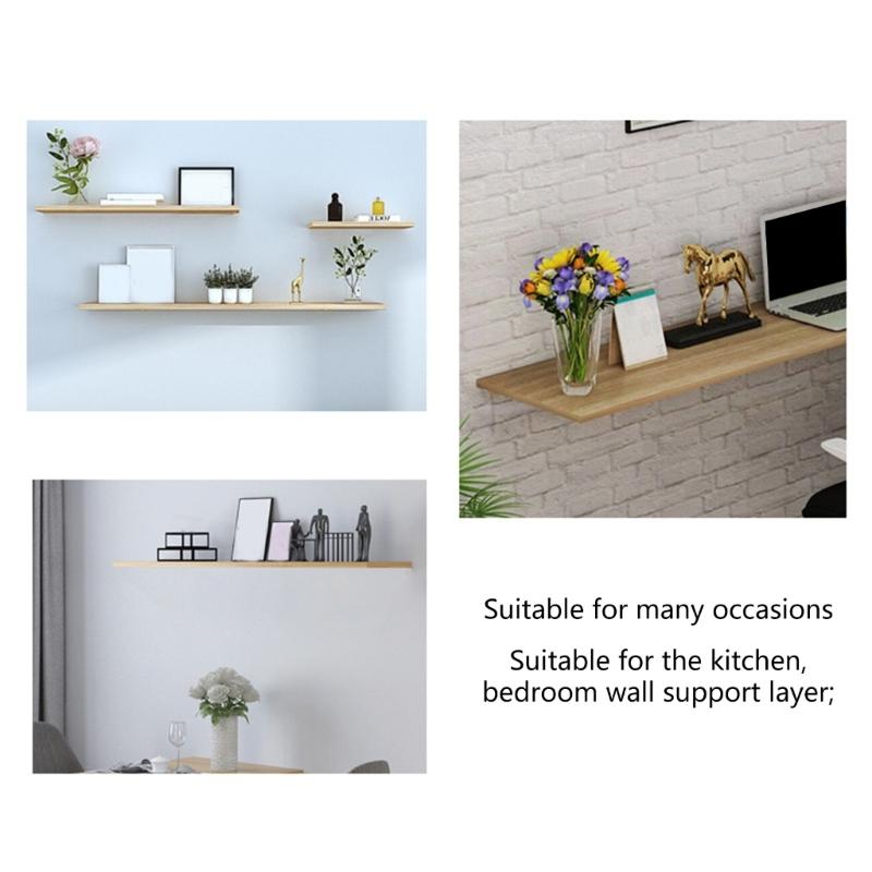 Upgraded Shelf Brackets Pack of 4 Rust Resistant & Corrosion Proof Supports Functional Shelf Brackets for Homes & Office