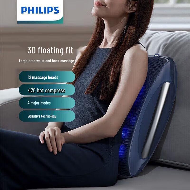 Philips Lumbar and Back Massager Cushion