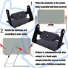 Full Rotation Bracket Adjustable Heavy Duty Metal Projectors Bracket For Home Cinema Playroom Office Setups