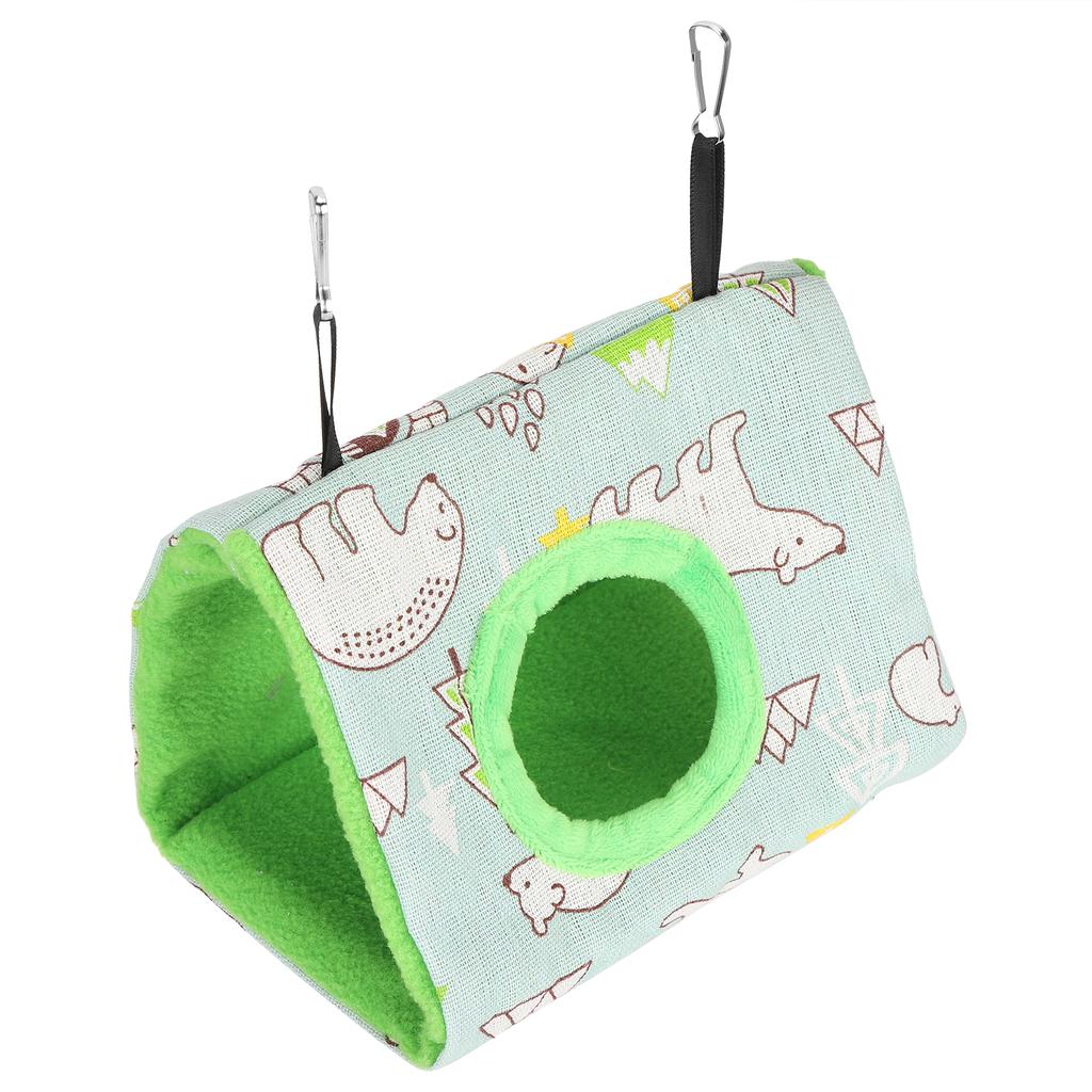 Warmes Vogelnest Haus Plüsch Flauschige Hängematte Schlafplatz für Hamster Papagei VögelM Bär