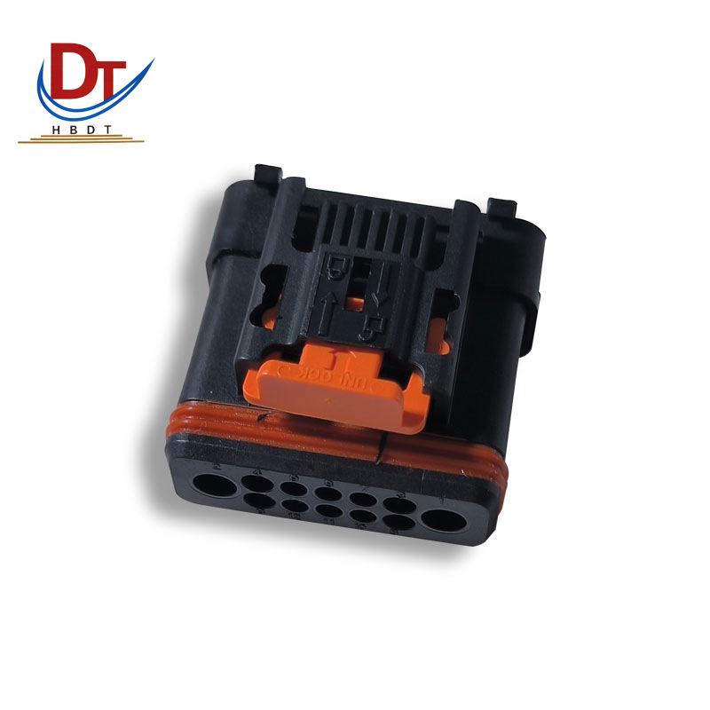 12-Pin Automotive Wiring Harness Connector Plastic Plug Component 132012-015 Connector