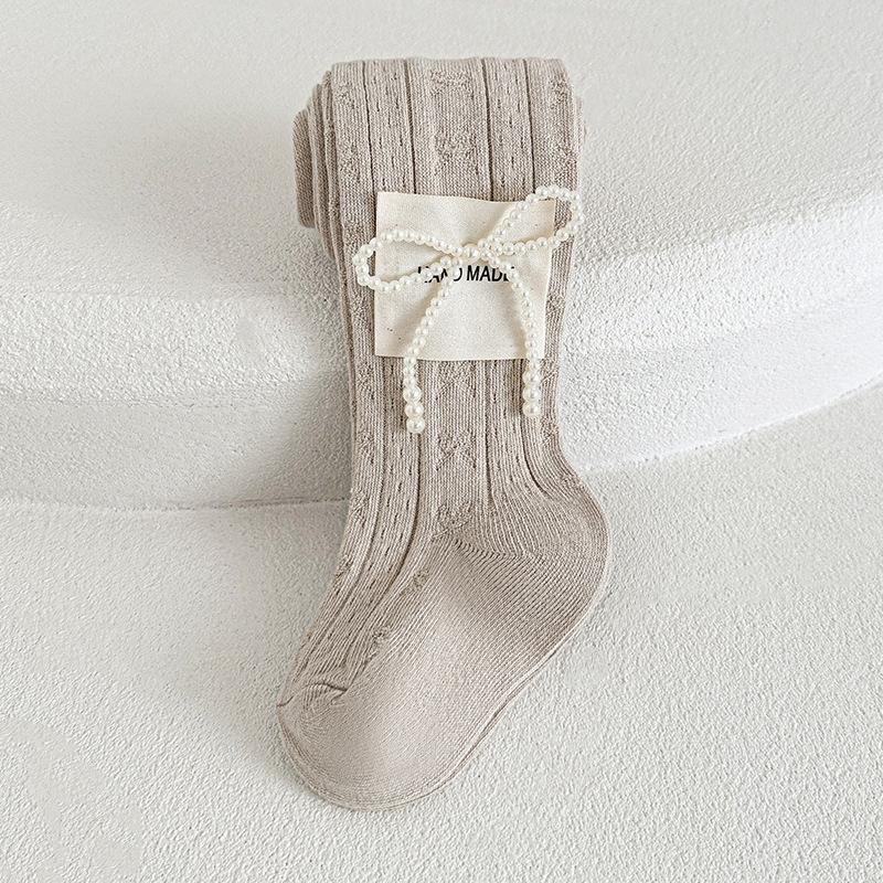Kids Girls Tights Princess Bowknot Baby Girl's Pantyhose Baby Spring Autumn Style Trousers Stocking Baby Tights