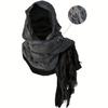 Medieval Renaissance Cloak Cape with Viking Brooch - Hooded Shawl Scarf for Halloween Costumes, Streetwear & Pop Culture Events