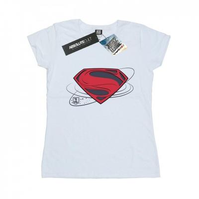 Damen/Damen Justice League Movie Superman Logo Baumwoll-T-Shirt