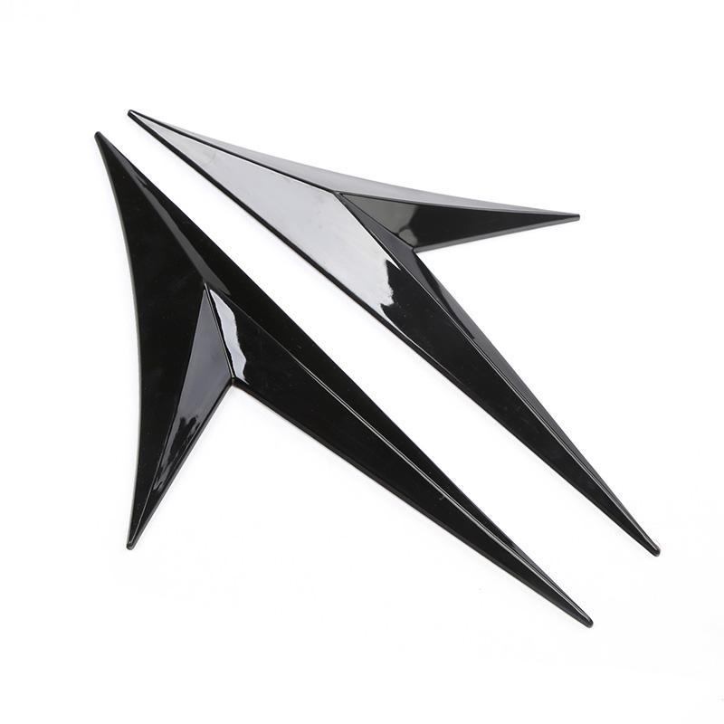 

V-образная универсальная наклейка на боковое крыло автомобиля, украшение на кузов автомобиля, автоматический капот, воздухозаборник, крышка капота чёрный