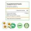 Chamomile extract capsules, natural supplement, 1100 mg per serving, suitable for both men and women.