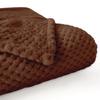 Blanket 150x200 Jacquard Light Chocolate Color