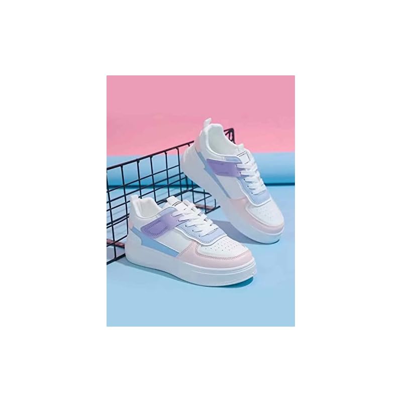 Shoetopia Girls Polo Pink Sneaker - 7 Uk (Girls-Polo-Pink) 7 UK розовый