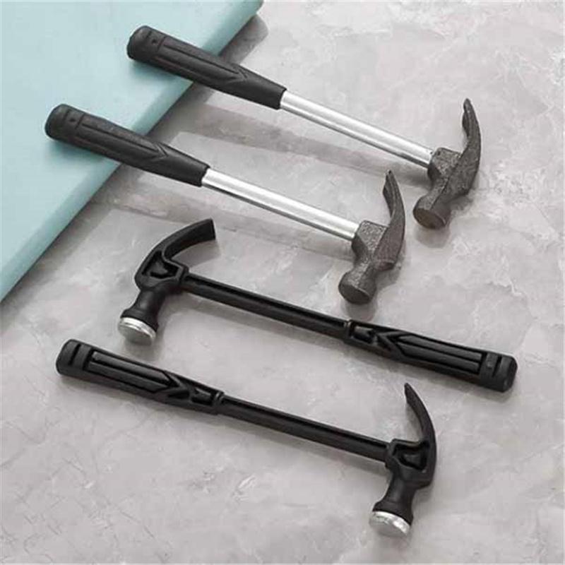 Home Mini Black Hammer Multi-functional Claw Hammer Hardware Gadget Repair Hand Tool Emergency Safety Escape